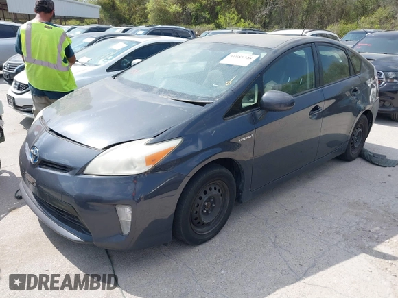2012 Toyota Prius One with VIN JTDKN3DU2C5417149, listed as a IAAI auction lot 41881228 with Not Provided miles and . Bid and sale history available at DreamBid. Image 2.