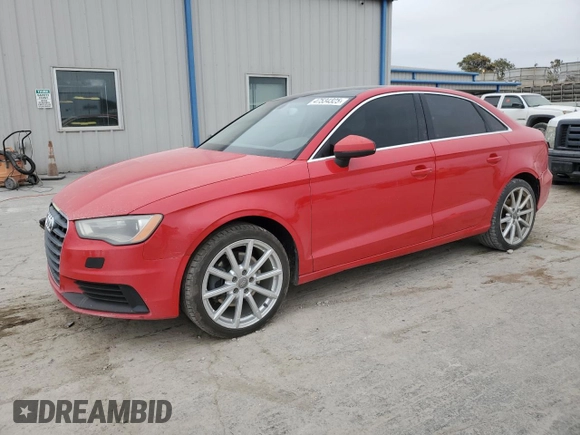 2015 Audi A3 1.8T Premium Plus with VIN WAUCCGFF1F1079610, listed as a Copart auction lot 47534325 with 154,489 mi miles and Salvage Title. Bid and sale history available at carsss.com. Image 1.