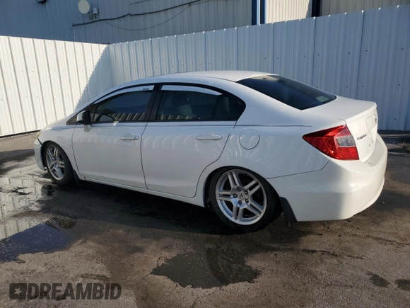 2012 Honda Civic EX with VIN 19XFB2F8XCE102026, listed as a Copart auction lot 52682475 with 140,165 mi miles and Clean Title. Bid and sale history available at DreamBid. Image 2.