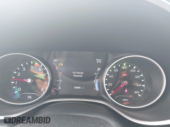 2018 Jeep Compass Latitude with VIN 3C4NJCBB9JT124968, listed as a IAAI auction lot 42378308 with 90,866 mi miles and . Bid and sale history available at DreamBid. Image 7.