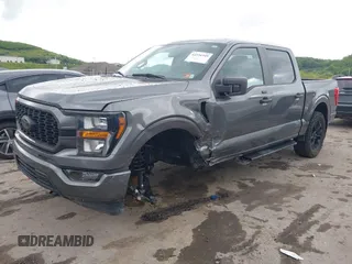 2023 Ford F-150 XL with VIN 1FTFW1E58PFA85521, listed as a IAAI auction lot 42334349 with 39,356 mi miles and . Bid and sale history available at DreamBid. Image 18.