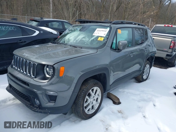 2021 Jeep Renegade Latitude with VIN ZACNJDB12MPN30483, listed as a IAAI auction lot 41619532 with Not Provided miles and . Bid and sale history available at DreamBid. Image 2.