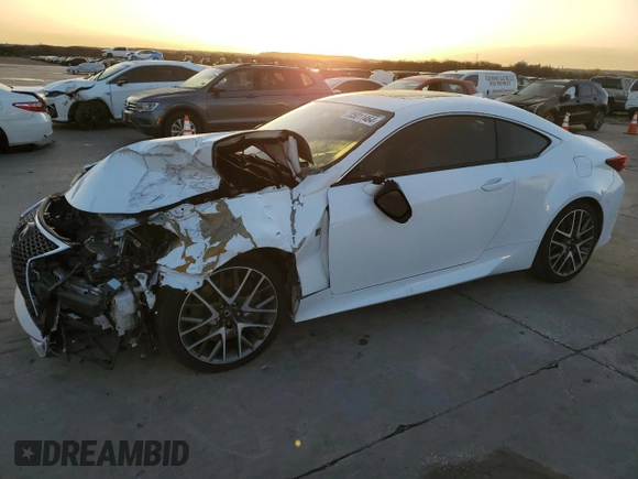 2016 Lexus RC 200t F Sport with VIN JTHHA5BC7G5002697, listed as a Copart auction lot 85011464 with 101,221 mi miles and Clean title. Bid and sale history available at DreamBid. Image 1.