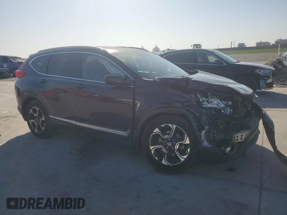 2017 Honda CR-V Touring with VIN 7FARW1H98HE022568, listed as a Copart auction lot 52231985 with 84,774 mi miles and Salvage Title. Bid and sale history available at carsss.com. Image 4.