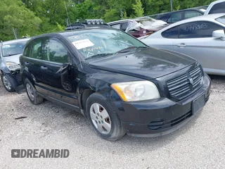 2008 Dodge Caliber SE with VIN 1B3HB28B58D753818, listed as a IAAI auction lot 39373913 with 172,972 mi miles. Bid and sale history available at carsss.com. Image 1.