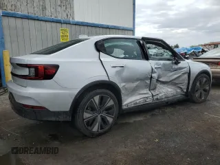 2023 Polestar 2 with VIN YSMEG3KA5PL142916, listed as a Copart auction lot 53727675 with 71,670 mi miles and Salvage Title. Bid and sale history available at DreamBid. Image 3.
