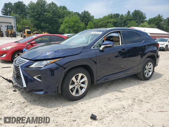 2018 Lexus RX 350 with VIN 2T2BZMCA4JC160332, listed as a Copart auction lot 60565125 with 21,221 mi miles and Salvage title. Bid and sale history available at DreamBid. Image 1.