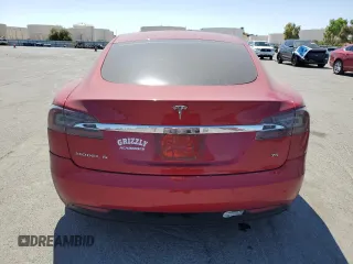2016 Tesla Model S 70 with VIN 5YJSA1E19GF147460, listed as a Copart auction lot 64068545 with 99,201 mi miles and Salvage title. Bid and sale history available at DreamBid. Image 6.