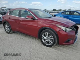 2018 Infiniti QX30 with VIN SJKCH5CP5JA002430, listed as a Copart auction lot 53835375 with 58,187 mi miles and Salvage title. Bid and sale history available at DreamBid. Image 4.
