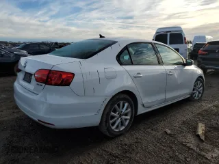 2012 Volkswagen Jetta Sedan SE w/Convenience & Sunroof with VIN 3VWDX7AJ8CM386016, listed as a Copart auction lot 46879595 with 154,968 mi miles and Clean Title. Bid and sale history available at carsss.com. Image 3.