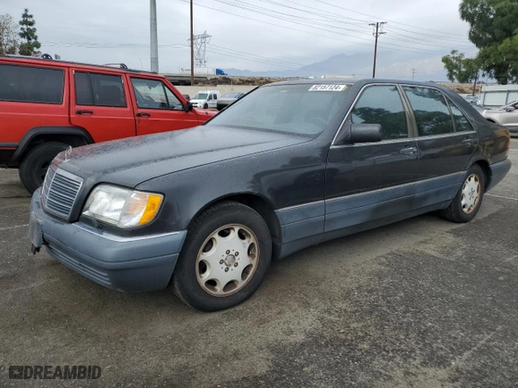 1995 Mercedes-Benz S Class with VIN WDBGA33EXSA266108, listed as a Copart auction lot 82157124 with NaN miles and Clean Title. Bid and sale history available at carsss.com. Image 1.
