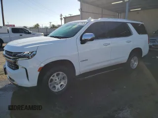 2023 Chevrolet Tahoe Premier с VIN 1GNSKSKD6PR456788, выставлен на аукционе Copart как лот 43778745 с пробегом 17 030 миль миль и Чистый • Clean title. История ставок и продаж доступна на DreamBid. Изображение 1.