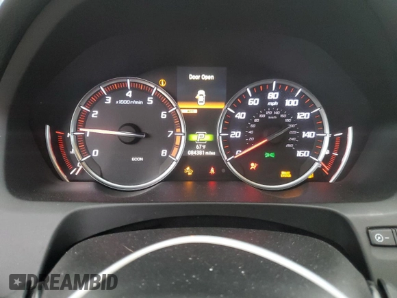 2019 Acura TLX w/A-Spec Pkg with VIN 19UUB3F6XKA005021, listed as a Copart auction lot 46462965 with 84,381 mi miles and Salvage title. Bid and sale history available at DreamBid. Image 9.