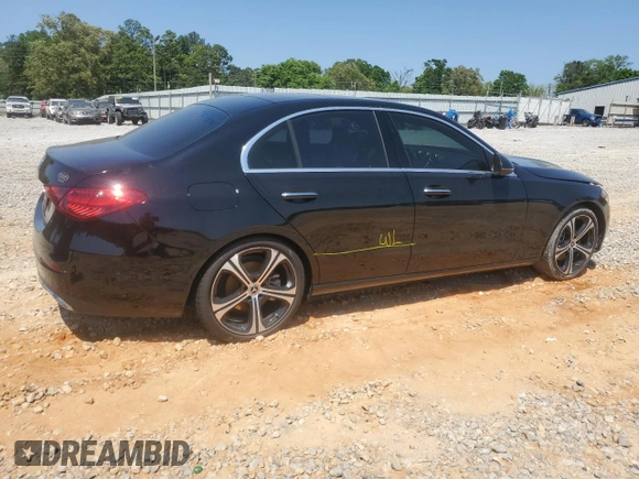2023 Mercedes-Benz C 300 z VIN W1KAF4GB8PR129195, wystawiony jako Copart lot #53618725 z przebiegiem Nie podano mil oraz Szkoda całkowita • Salvage title. Historia ofert i sprzedaży dostępna na DreamBid. Obrazek 3.