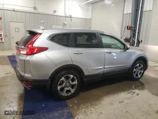 2019 Honda CR-V EX with VIN JHLRW2H55KX000851, listed as a Copart auction lot 46686945 with 86,258 mi miles and Salvage Title. Bid and sale history available at carsss.com. Image 3.