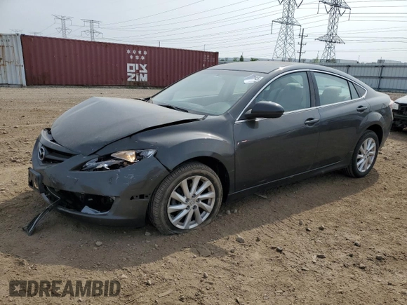 2012 Mazda 6 i Touring with VIN 1YVHZ8DH2C5M08816, listed as a Copart auction lot 61053285 with 109,738 mi miles and Salvage title. Bid and sale history available at DreamBid. Image 1.