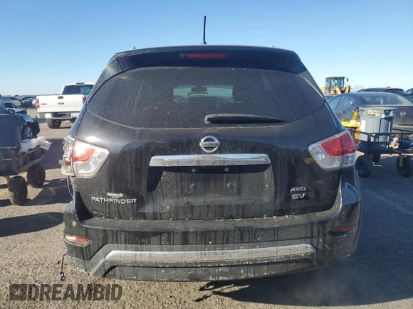 2013 Nissan Pathfinder Platinum with VIN 5N1AR2MMXDC646357, listed as a Copart auction lot 43023005 with 101,309 mi miles and Salvage Title. Bid and sale history available at carsss.com. Image 6.