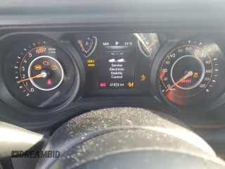 2024 Jeep Wrangler Sport S with VIN 1C4PJXDN6RW297070, listed as a Copart auction lot 56965465 with 21,872 mi miles and Salvage title. Bid and sale history available at DreamBid. Image 9.