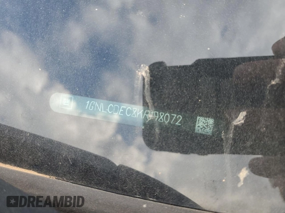 2019 Chevrolet Tahoe Commercial with VIN 1GNLCDEC8KR198072, listed as a Copart auction lot 56941625 with Not provided miles and Salvage title. Bid and sale history available at DreamBid. Image 14.