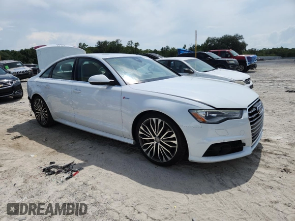 2017 Audi A6 Premium Plus with VIN WAUF2AFC6HN117976, listed as a Copart auction lot 63971095 with 79,979 mi miles and Salvage title. Bid and sale history available at DreamBid. Image 4.