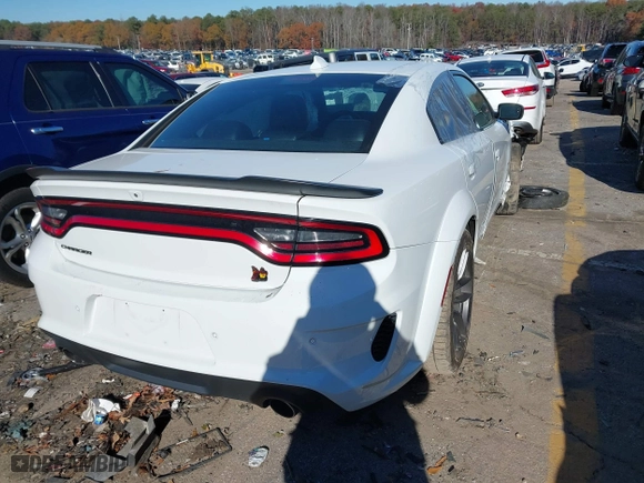2020 Dodge Charger Scat Pack with VIN 2C3CDXGJ0LH184370, listed as a IAAI auction lot 41079462 with 45,025 mi miles. Bid and sale history available at carsss.com. Image 4.
