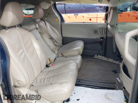 2011 Toyota Sienna XLE AAS with VIN 5TDYK3DCXBS113103, listed as a IAAI auction lot 41505972 with 170,919 mi miles and . Bid and sale history available at DreamBid. Image 8.
