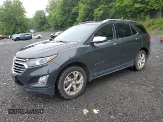 2019 Chevrolet Equinox Premier z VIN 2GNAXXEV1K6254153, wystawiony jako Copart lot #59486325 z przebiegiem 93 101 mil mil oraz Szkoda całkowita • Salvage title. Historia ofert i sprzedaży dostępna na DreamBid. Obrazek 1.