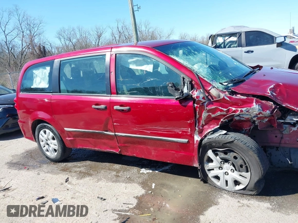 2014 Dodge Grand Caravan American Value with VIN 2C4RDGBG6ER223820, listed as a IAAI auction lot 41705097 with 213,180 mi miles and . Bid and sale history available at DreamBid. Image 13.
