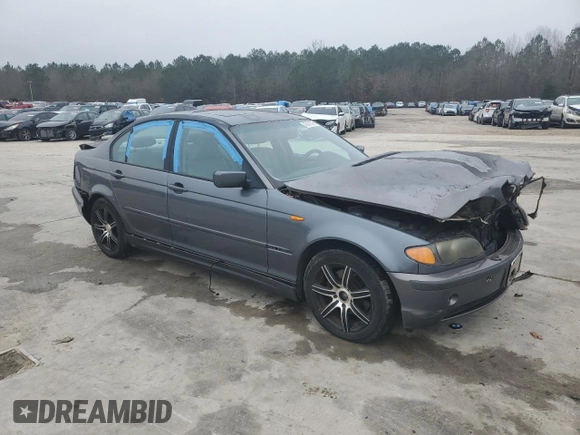 2002 BMW 3 Series 325i with VIN WBAET37472NG79214, listed as a Copart auction lot 43781045 with 310,968 mi miles and Salvage Title. Bid and sale history available at carsss.com. Image 4.