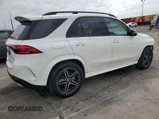 2024 Mercedes-Benz GLE 450 with VIN 4JGFB5KB2RB166243, listed as a Copart auction lot 53145105 with 9,598 mi miles and Salvage title. Bid and sale history available at DreamBid. Image 3.