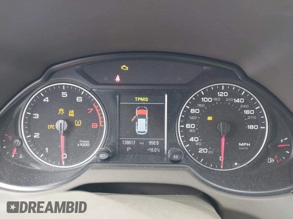 2012 Audi Q5 Premium Plus with VIN WA1LFAFPXCA125912, listed as a IAAI auction lot 42428627 with 128,617 mi miles and . Bid and sale history available at DreamBid. Image 7.