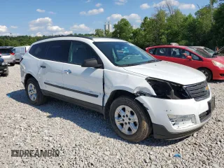 2017 Chevrolet Traverse LS with VIN 1GNKRFED8HJ114385, listed as a Copart auction lot 61221945 with 99,572 mi miles and Salvage title. Bid and sale history available at DreamBid. Image 4.