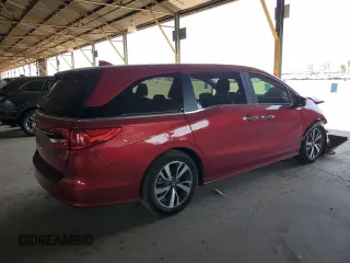 2022 Honda Odyssey Touring с VIN 5FNRL6H89NB053400, выставлен на аукционе Copart как лот 60657685 с пробегом 40 371 миль миль и Списание • Salvage title. История ставок и продаж доступна на DreamBid. Изображение 3.
