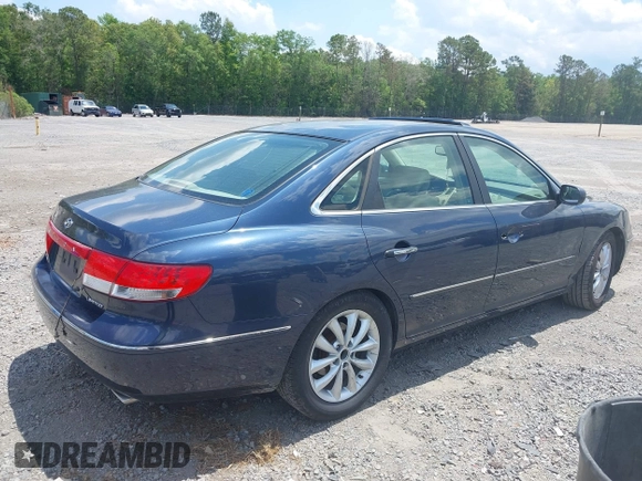 2006 Hyundai Azera SE with VIN KMHFC46F36A115873, listed as a IAAI auction lot 42199891 with 206,421 mi miles and . Bid and sale history available at DreamBid. Image 4.