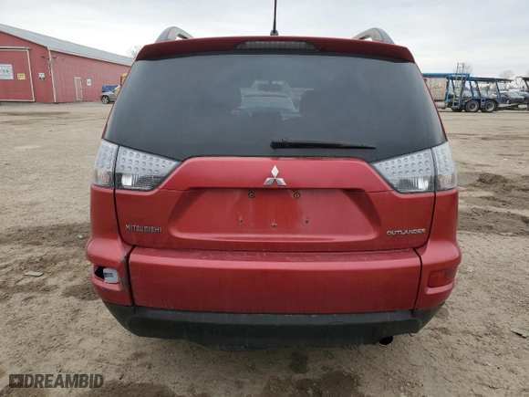 2011 Mitsubishi Outlander ES with VIN JA4AS2AW7BU608763, listed as a Copart auction lot 50945575 with 190,856 mi miles and Clean Title. Bid and sale history available at carsss.com. Image 6.