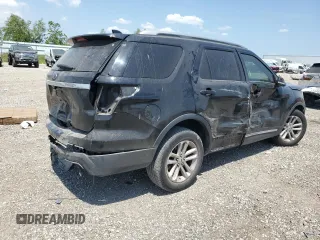 2017 Ford Explorer XLT with VIN 1FM5K7D86HGB30498, listed as a Copart auction lot 53467025 with 146,617 mi miles and Salvage title. Bid and sale history available at DreamBid. Image 3.