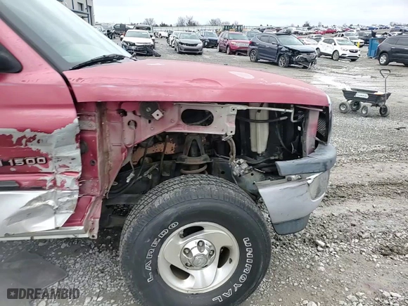 1999 Dodge Ram 1500 with VIN 3B7HF13Z5XG200847, listed as a Copart auction lot 88750315 with 93,887 mi miles and Salvage Title. Bid and sale history available at carsss.com. Image 10.