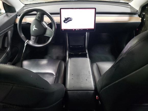 2019 Tesla Model 3 Long Range with VIN 5YJ3E1EBXKF193521, listed as a Copart auction lot 47426635 with 41,531 mi miles and Salvage Title. Bid and sale history available at carsss.com. Image 8.