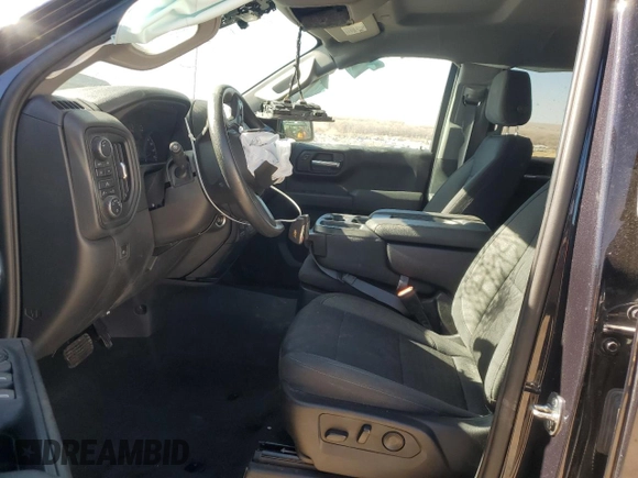 2022 Chevrolet Silverado 1500 Custom Trail Boss with VIN 3GCUDCETXNG649141, listed as a Copart auction lot 43565075 with 53,898 mi miles and Salvage Title. Bid and sale history available at DreamBid. Image 7.