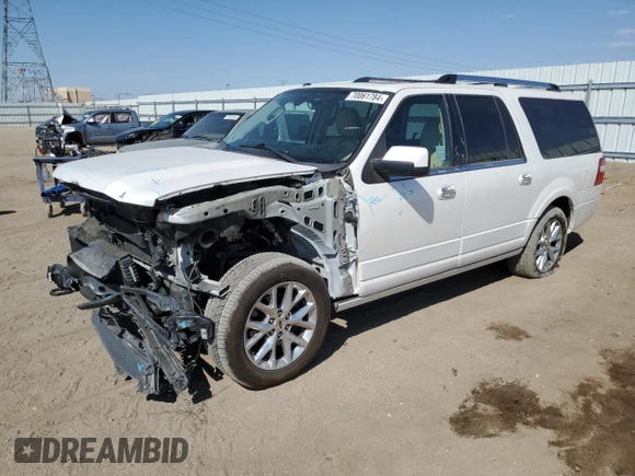 2017 Ford Expedition Max Limited with VIN 1FMJK2AT3HEA14293, listed as a Copart auction lot 70061784 with 156,305 mi miles and Salvage Title. Bid and sale history available at carsss.com. Image 1.