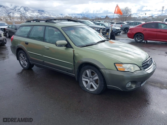 2006 Subaru Legacy Wagon Outback 3.0 R L.L. Bean with VIN 4S4BP86C664318884, listed as a IAAI auction lot 41593626 with 147,492 mi miles. Bid and sale history available at carsss.com. Image 1.