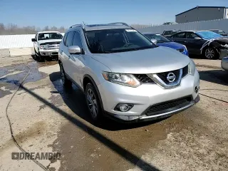 2015 Nissan Rogue SV with VIN 5N1AT2MV8FC827342, listed as a Copart auction lot 48215345 with 161,412 mi miles and Salvage Title. Bid and sale history available at carsss.com. Image 14.