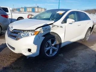 2013 Toyota Venza LE with VIN 4T3BK3BB8DU081012, listed as a IAAI auction lot 41307092 with 56,612 mi miles. Bid and sale history available at carsss.com. Image 2.