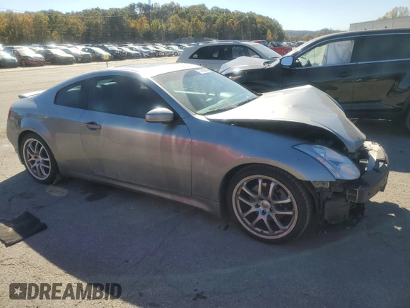 2006 Infiniti G35 Coupe with VIN JNKCV54E36M720054, listed as a Copart auction lot 77741524 with 142,960 mi miles and Salvage Title. Bid and sale history available at carsss.com. Image 4.