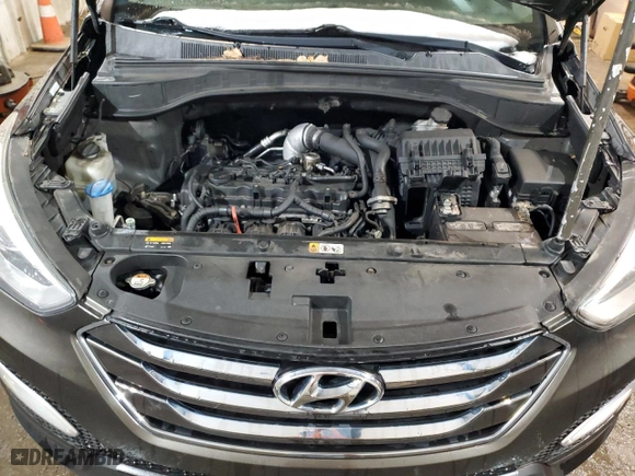 2013 Hyundai Santa Fe 2.0T Sport with VIN 5XYZWDLA7DG100887, listed as a Copart auction lot 50761015 with 153,182 mi miles and Salvage Title. Bid and sale history available at carsss.com. Image 12.