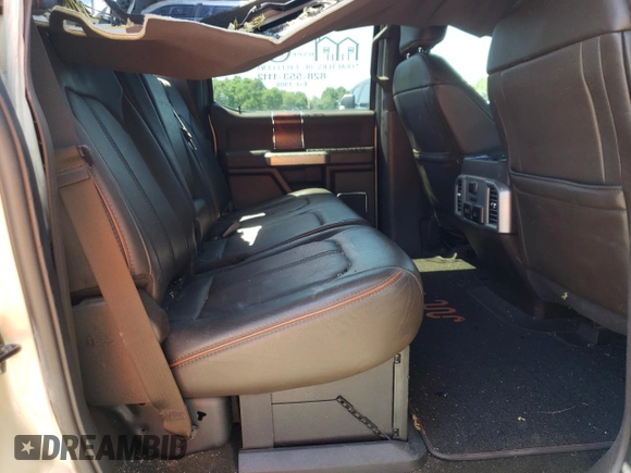 2017 Ford F-350 Platinum with VIN 1FT8W3BT8HEE00252, listed as a Copart auction lot 57881055 with Not provided miles and Non repairable. Bid and sale history available at DreamBid. Image 10.