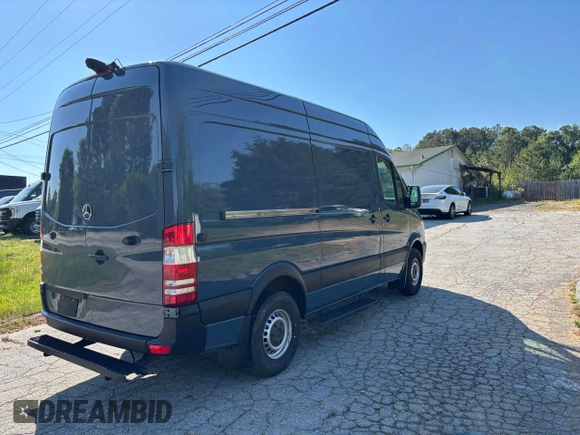 2018 Mercedes-Benz Sprinter Cargo Worker with VIN WD3PE7CD0JP637206, listed as a Copart auction lot 54718435 with 108,285 mi miles and Clean Title. Bid and sale history available at carsss.com. Image 4.