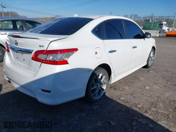 2015 Nissan Sentra SR with VIN 3N1AB7AP5FY311217, listed as a IAAI auction lot 41801308 with 124,266 mi miles and . Bid and sale history available at DreamBid. Image 4.