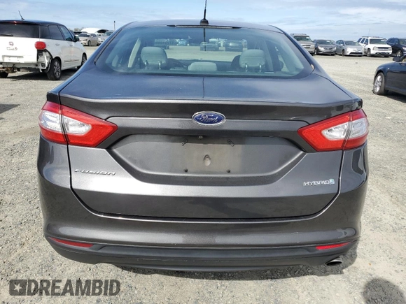 2015 Ford Fusion S Hybrid with VIN 3FA6P0UU7FR306467, listed as a Copart auction lot 47254505 with 153,660 mi miles and Salvage Title. Bid and sale history available at carsss.com. Image 6.