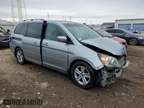 2008 Honda Odyssey Touring with VIN 5FNRL38908B017736, listed as a Copart auction lot 50796595 with 195,069 mi miles and Salvage Title. Bid and sale history available at carsss.com. Image 4.